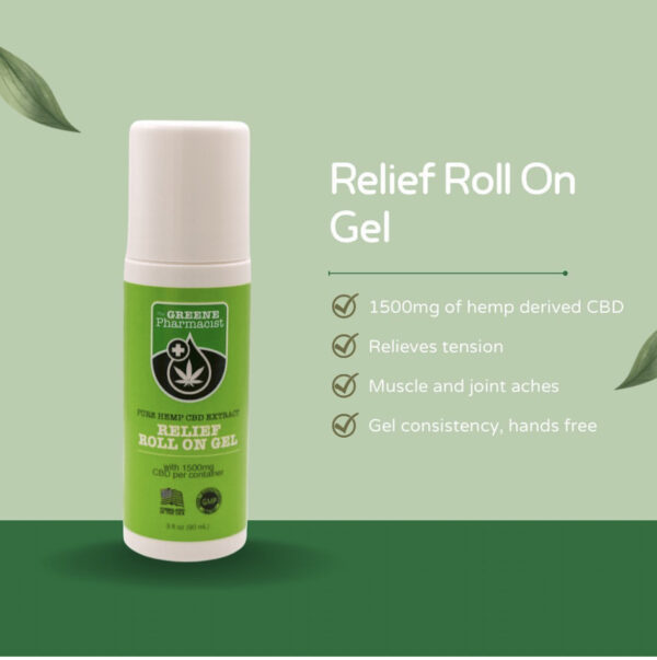 1500mg CBD Relief Roll on gel